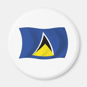 Aimant Drapeau de Sainte-Lucie