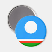 Aimant Drapeau de Sakha (Recto/Verso)