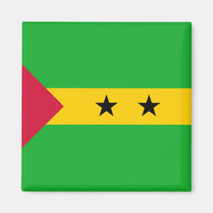 Aimant Drapeau de São Tomé et Príncipe (Sao Tomé-et-Princ