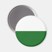 Aimant Drapeau de Saxe (État allemand) (Recto/Verso)