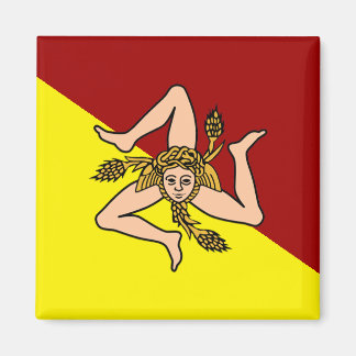 Aimant Drapeau de Sicile (Italie)