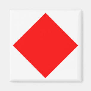 Aimant Drapeau de signalisation maritime international FO