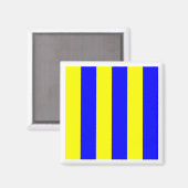Aimant Drapeau de signalisation maritime international GO (Recto/Verso)