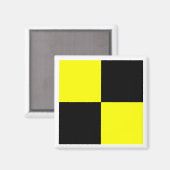 Aimant Drapeau de signalisation maritime international LI (Recto/Verso)