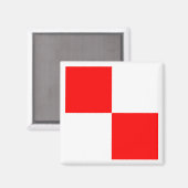 Aimant Drapeau de signalisation maritime international UN (Recto/Verso)