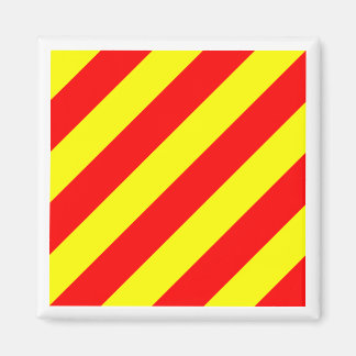 Aimant Drapeau de signalisation maritime international YA