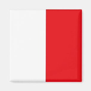 Aimant Drapeau de signalisation maritime : Lettre "H" (Hô
