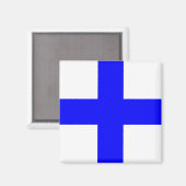 Aimant Drapeau de signaux de code "X" (Xray) (Recto/Verso)
