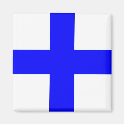 Aimant Drapeau de signaux de code "X" (Xray) (Devant)