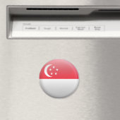 Aimant Drapeau de Singapour (In Situ (Lave-vaisselle))