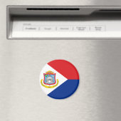 Aimant Drapeau de Sint Maarten (In Situ (Lave-vaisselle))
