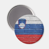 Aimant Drapeau de Slovénie (Recto/Verso)