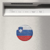 Aimant Drapeau de Slovénie (In Situ (Lave-vaisselle))