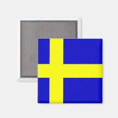 Aimant Drapeau de Suède (Recto/Verso)