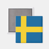 Aimant Drapeau de Suède (Recto/Verso)