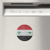 Aimant Drapeau de Syrie (In Situ (Lave-vaisselle))