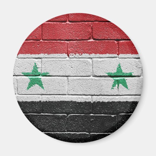 Aimant Drapeau de Syrie (Devant)