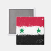 Aimant Drapeau de Syrie (Recto/Verso)