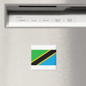 Aimant Drapeau de Tanzanie (In Situ (Lave-vaisselle))