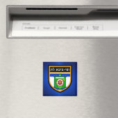 Aimant Drapeau de Tel Aviv (In Situ (Lave-vaisselle))