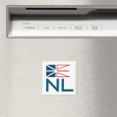 Aimant Drapeau de Terre-Neuve-et-Labrador (In Situ (Lave-vaisselle))