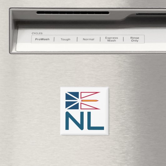 Aimant Drapeau de Terre-Neuve-et-Labrador (In Situ (Lave-vaisselle))