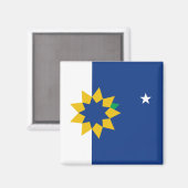 Aimant Drapeau de Topeka (Kansas) (Recto/Verso)