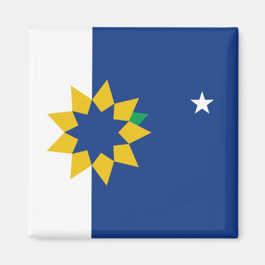 Aimant Drapeau de Topeka (Kansas) (Devant)