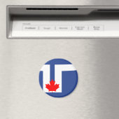 Aimant Drapeau de Toronto (Ontario) (In Situ (Lave-vaisselle))