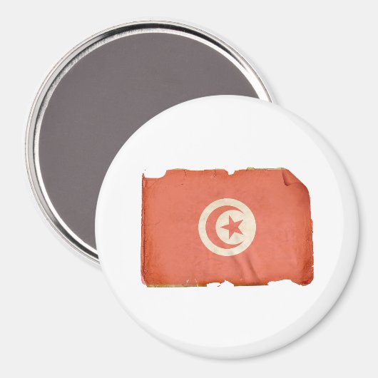 Aimant Drapeau de Tunisie (Recto/Verso)