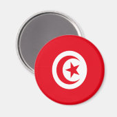 Aimant Drapeau de Tunisie (Recto/Verso)