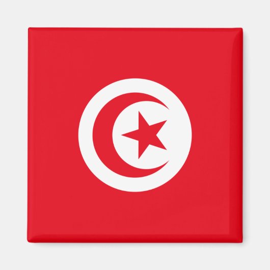 Aimant Drapeau de Tunisie (Devant)