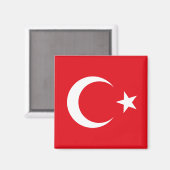 Aimant Drapeau de Turquie (Recto/Verso)