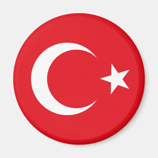 Aimant Drapeau de Turquie (Devant)