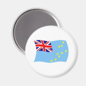 Aimant Drapeau de Tuvalu (Recto/Verso)