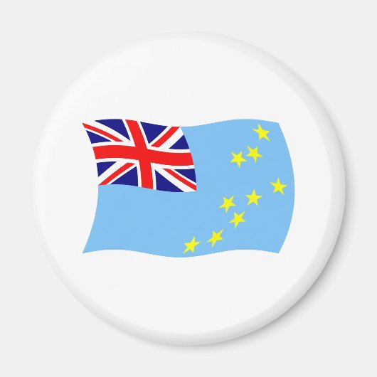 Aimant Drapeau de Tuvalu (Devant)