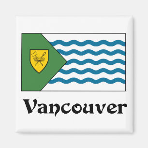 Aimant Drapeau de Vancouver (Colombie-Britannique)