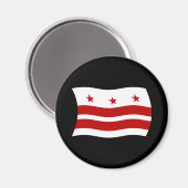 Aimant Drapeau de Washington D.C. (Recto/Verso)