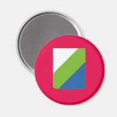 Aimant Drapeau des Abruzzes Italie symbole italia (Recto/Verso)