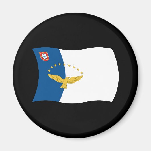 Aimant Drapeau des Açores (Devant)