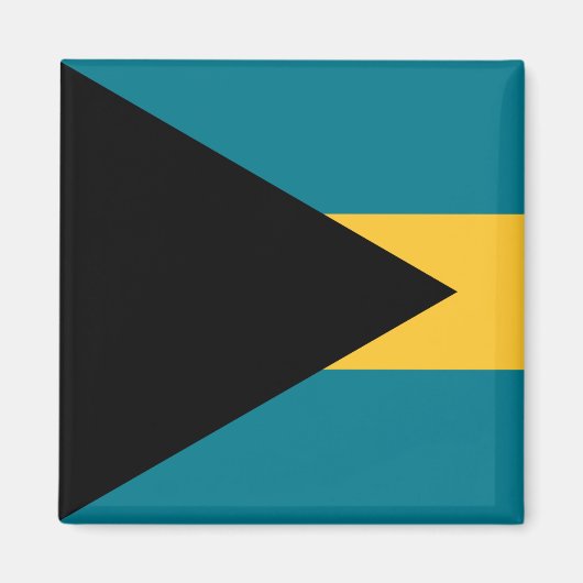 Aimant Drapeau des Bahamas (Devant)