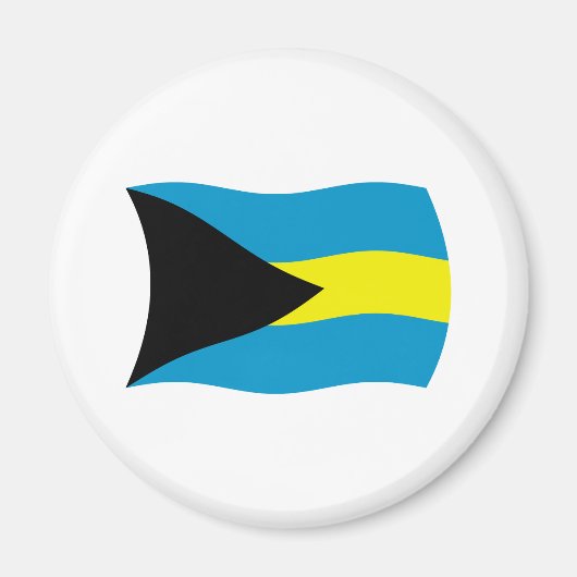 Aimant Drapeau des Bahamas (Devant)