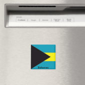 Aimant Drapeau des Bahamas (In Situ (Lave-vaisselle))