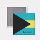 Aimant Drapeau des Bahamas & Amérique du Nord Vacances/sp (Recto/Verso)