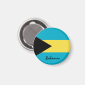 Aimant Drapeau des Bahamas et Amérique du Nord - Amateurs (Recto/Verso)
