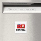 Aimant Drapeau des Bermudes (In Situ (Lave-vaisselle))