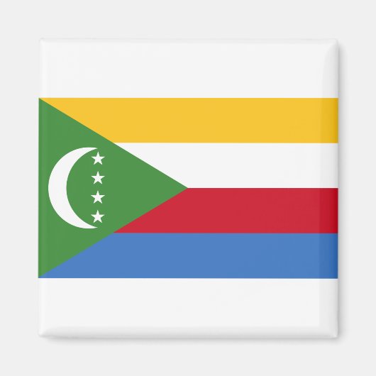 Aimant Drapeau des Comores (Devant)