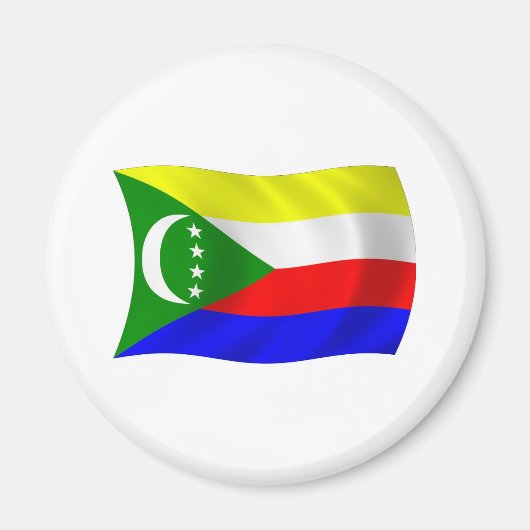 Aimant Drapeau des Comores (Devant)