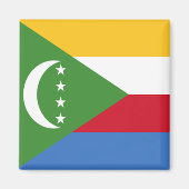 Aimant Drapeau des Comores (Devant)