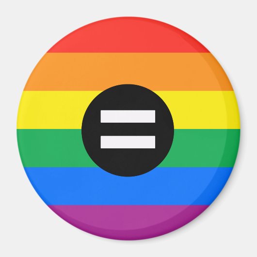 Aimant Drapeau des droits gays (Devant)